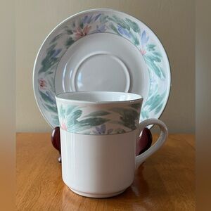 Elegant Floral (Paradise Pattern) Cup and Saucer Set by China Pearl